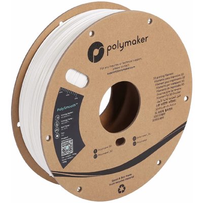 Polymaker Polysmooth bílá 1,75mm 750g – Zboží Živě