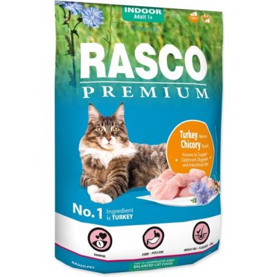 Rasco Premium Cat Kibbles Indoor Turkey 400 g