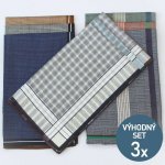 Etex Luxusní pánské kapesníky z česané bavlny - výhodný set 9 kusů – Zboží Dáma