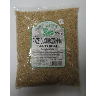Zdraví z přírody Rýže dlouhozrnná natural 0,5 kg