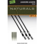 Fox Montáž Naturals Leadcore Leaders 75 cm 50 lb 3 ks – Zboží Mobilmania