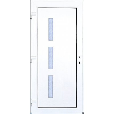 Smart Aluplast Ileana levé Bílá/Bílá 88 x 198 cm – Zboží Mobilmania