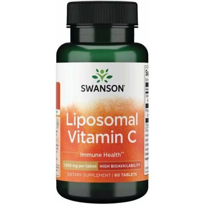 Swanson Liposomal Vitamin C - High Bioavailability 60 ks, tablety, 1000 mg – Hledejceny.cz