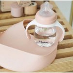 Silicone Bib Old Pink Beaba z měkkého silikonu a knoflíky růžový – Zbozi.Blesk.cz