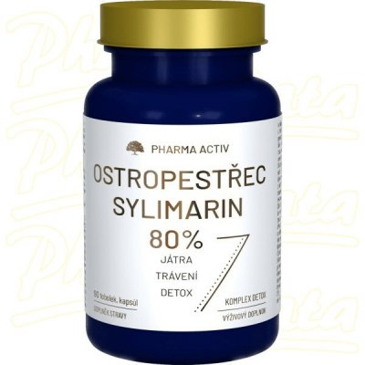 Pharma Activ Ostropestřec Sylimarin 80% 90 tobolek – Hledejceny.cz