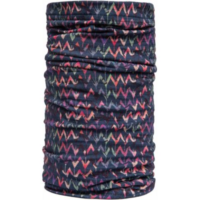 Sensor tube merino Impress šátek multifunkční deep blue origami – Hledejceny.cz