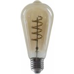 ACA Lighting LED FILAMENT E27 DIM ST64 jantar SPIRAL 4W 1800K 230V 270lm RA80 CONDI4WWSDIMAM – Zboží Živě