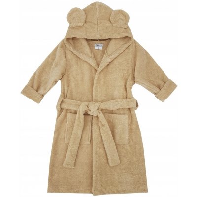 EKO Župan bavlněný s kapucí a oušky Beige – Hledejceny.cz