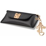 luxusní kožené pouzdrona brýle Olivia černá – Zboží Dáma