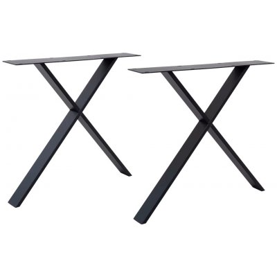 CITYLINE Stolová noha Stockholm, 780 × 130 × 720 mm, černá, 2 ks 50101.1471.00011 – Sleviste.cz