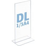 A-Z Reklama CZ plastový stojánek na 1 list tvar T DL 1/3A4 na výšku – Zboží Dáma