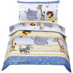 Bellatex povlečení Beáta Safari modré 100 x 135 45 x 60 cm – Sleviste.cz