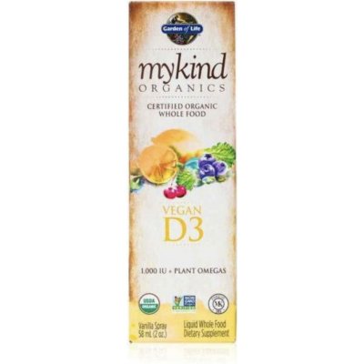Garden of Life mykind Organics Vitamín D3 ve spreji 58 ml – Hledejceny.cz