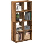 vidaXL Knihovna/dělící stěna old wood 69,5x29x137,5 cm kompozit – Zboží Dáma