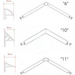 Ravak XB460000001 Sada pro krycí lištu 11 - bílá B460000001 – Sleviste.cz