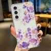 Pouzdro a kryt na mobilní telefon Samsung PROTEMIO 70815 BLOOM Ochranný kryt pro Samsung Galaxy A54 5G PURPLE