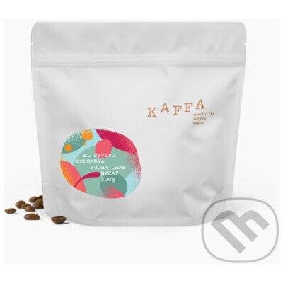 Kaffa Colombia El Diviso Decaf zrnková 0,2 kg – Hledejceny.cz