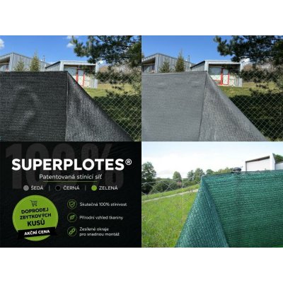 Mikel SuperPloteS zelený 200g/m2 stínivost 100% doprodej 2m 3118628 – Sleviste.cz