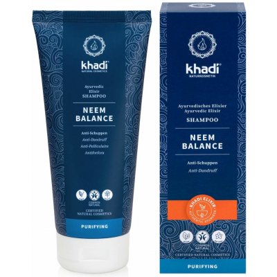 Khadi Neem Balance Elixir Shampoo přírodní šampon proti lupům 200 ml – Zbozi.Blesk.cz