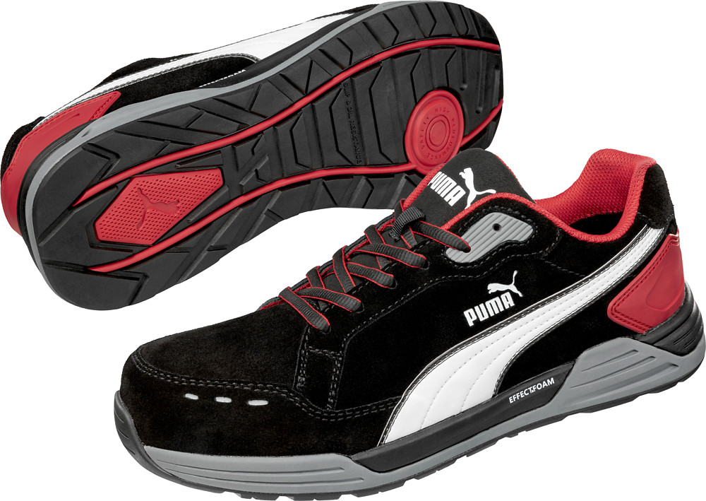 Puma Airtwist black-red S3 ESD obuv černá