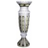 Váza Broušená vysoká váza Bohemia Crystal 82C28/999mm zlacená. Klasický ruční brus.