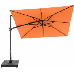 Slunečník výkyvný Doppler myZone 220 x 300 cm LED oranžová