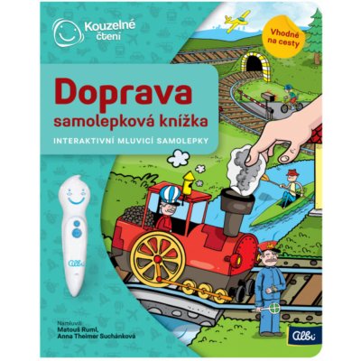 ALBI Samolepková knížka Doprava – Zboží Mobilmania