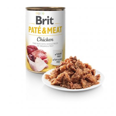 Brit Paté & Meat Dog Chicken 800 g – Zboží Mobilmania