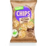 Benlian Rice Chips chipsy z kukuřice a hnědé rýže s příchutí zakysané smetana pažitky 60 g – Zboží Mobilmania