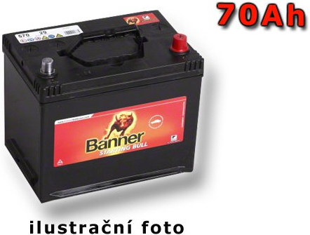 Batterie auto 70Ah/640A - +Droite - BANNER BANNER 57044