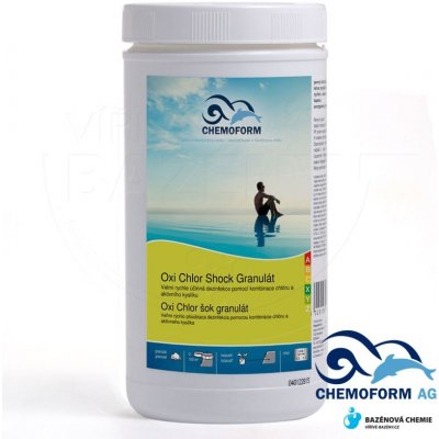 CHEMOFORM Oxi Chlor Shock granulát 1 kg – Zboží Mobilmania