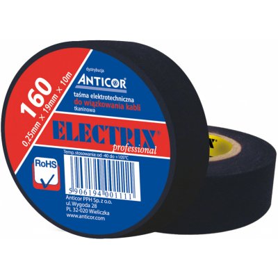 Anticor Electrix 19 mm x 10 m černá – Sleviste.cz