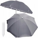 Pro-Tech shop Naklápěcí slunečník 240 cm, 8 drátů, šedý 41158 OM-281844 – Hledejceny.cz