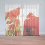 Sablio Záclony Tulipány: 2ks 150x250cm – Hledejceny.cz