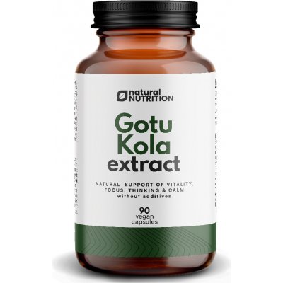 Natural Nutrition Gotu Kola extrakt tobolky 90 kapslí – Hledejceny.cz