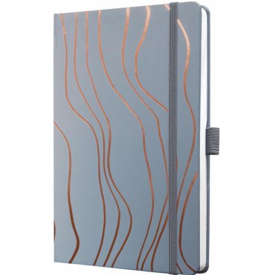 Sigel Jolie Záznamní kniha A5, Grey Meringue, linkovaná – Zboží Živě