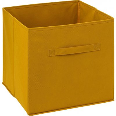 5five Simply Smart Úložný box na oblečení 31 x 31 x 31 cm žlutý – Sleviste.cz