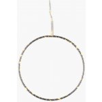 Svítící dekorace Liva Circle Silver 25 cm Sirius – Hledejceny.cz