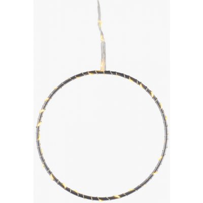 Svítící dekorace Liva Circle Silver 25 cm Sirius – Hledejceny.cz