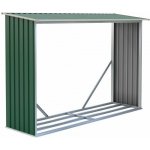 G21 Dřevník WOH 136, zelený 182 x 160 x 75 cm – Zboží Dáma