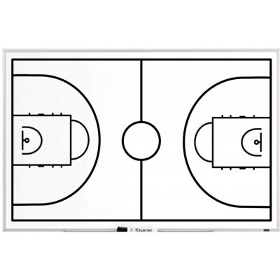 Toptabule.cz VOLTAB-1 Trenérská magnetická tabule Basketbalová 40 x 30 cm – Zbozi.Blesk.cz
