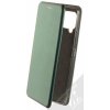 Pouzdro a kryt na mobilní telefon Samsung 1Mcz Elegance Book flipové pro Samsung Galaxy A42 5G tmavě zelené dark green