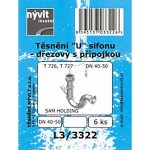 Sada těsnění k sifonu DN40-50 -T726, T727, 6 ks | Zboží Auto