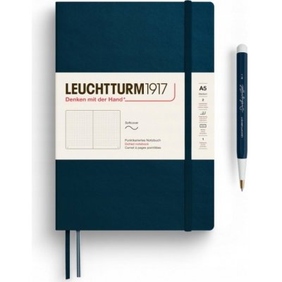 Leuchtturm1917 Zápisník Deep Sea Softcover A5 tečkovaný – Zboží Živě