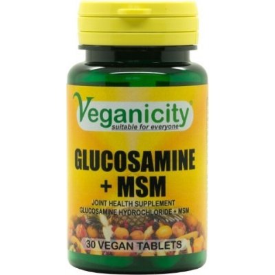 Veganicity Glucosamin HCL + MSM 30 vegan tablet – Hledejceny.cz