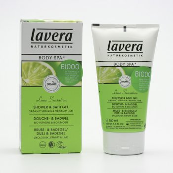 Lavera sprchový a koupelový gel Verbena a limetka 200 ml