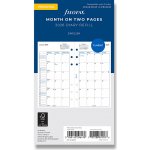 Filofax Měsíční kalendář 2026, měsíc/2 strany, Aj náplň osobních diářů A6 – Hledejceny.cz