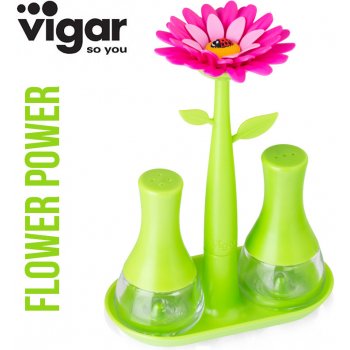 Flower Power VIGAR Solnička a pepřenka kytka
