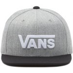 Vans Drop V II Snapback Heather Gray/Black – Sleviste.cz