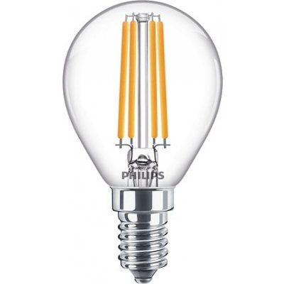 Philips LED žárovka kapka filament Classic 6.5-60W E14 827 P45 CL G ND 806Lm – Hledejceny.cz